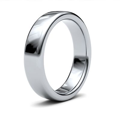 James Moore Wedding Rings | Palladium | 5mm | Heavy | Soft Court | AG_5LHS-PD