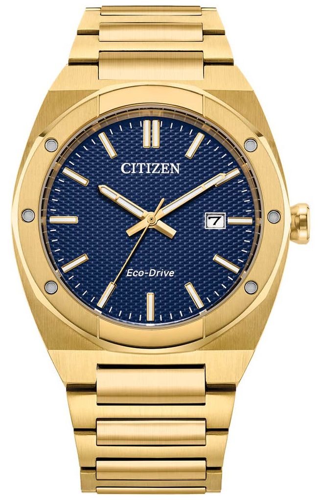 Citizen BM7662-59L Eco-Drive Sport (40mm) Textured Blue Dial Watch