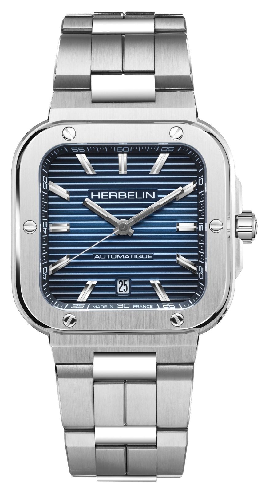 Herbelin 1646B15 Cap Camarat Square Automatic (39mm) Blue Watch