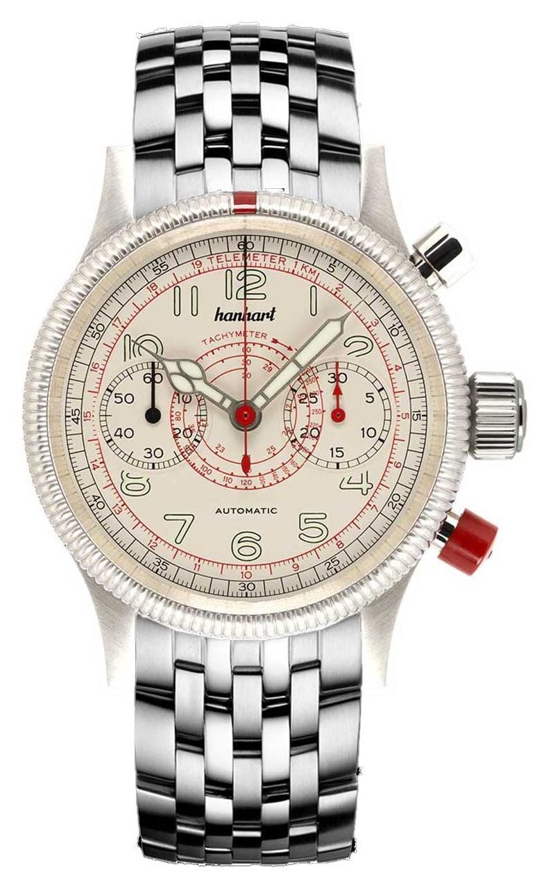 Hanhart 712.200-6428 PIONEER TachyTele Automatic (40mm) Watch