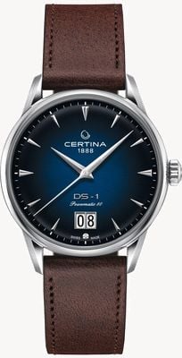 Certina DS-1 Big Date | Powermatic 80 | Brown Leather Strap C0294261604100