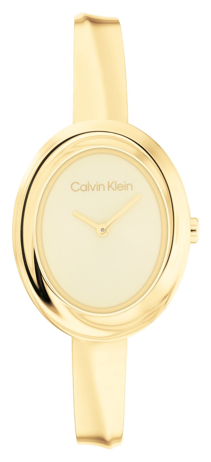 Calvin Klein 25100056 Twisted Bezel (26mm) Gold Dial / Gold Watch
