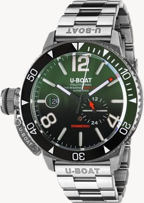 U-Boat Sommerso Ghiera Ceramica (46mm) Green Gradient Dial / Stainless Steel Bracelet 9520/MT