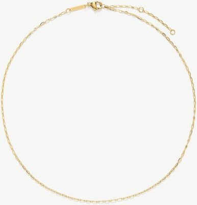 D.LOUISE Fine Paperclip Chain Gold Plated