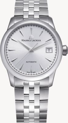 Maurice Lacroix 1975 Automatic (36mm) Silver Sun-Brushed Dial / Stainless Steel Bracelet 756007-SS002-130-1