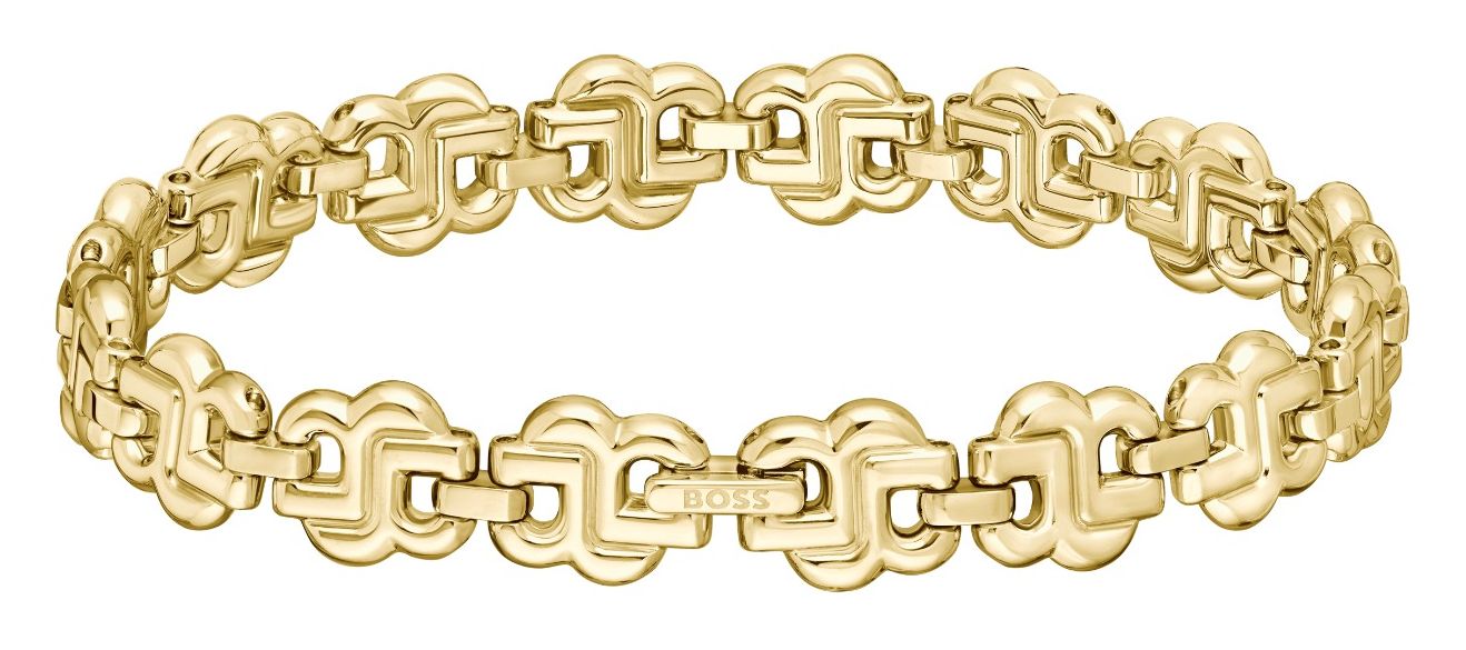 BOSS Jewellery 1580741 Ladies Double B Gold Strand Bracelet
