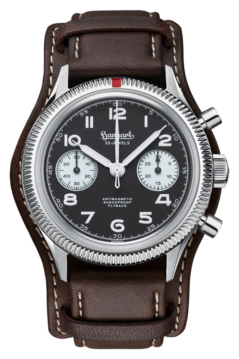 Hanhart H701.211-7110 417 ES 1954 Flyback Reverse Panda ( Watch