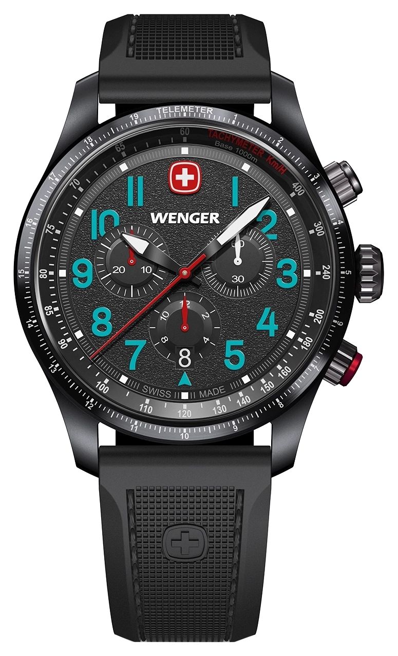 Wenger 01.0543.116 Terragraph Quartz Chronograph (43mm) Watch