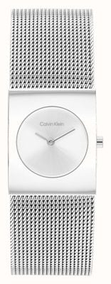 Calvin Klein CK Pulse (21mm) Silver Dial / Stainless Steel Mesh Bracelet 25100135