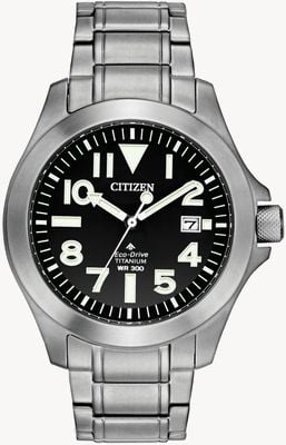 Citizen Promaster Tough | Titanium Case | Black Dial | Watch BN0118-55E
