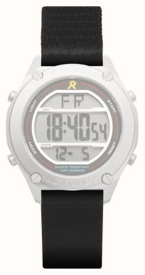 RZE GP Elastic Nylon Strap (20mm) - Black Watch GP-ELASTIC-20-BLACK