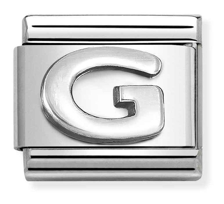 Nomination 330113/07 Classic Letter G Oxidised Charm Jewellery