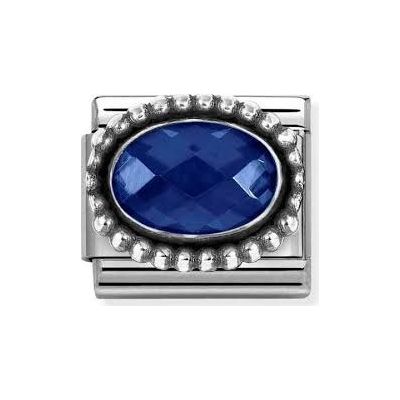 Nomination 330607/007 Classic Dark Blue Vintage Bead Cubic Jewellery