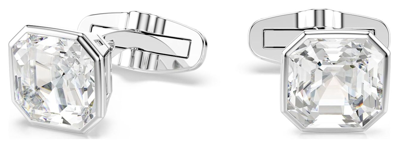 Swarovski 5733306 Millenia Cufflinks, Octagon Cut, White, Jewellery