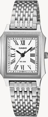 Casio LTP-B190 Series Classic Quartz (23.5mm) White Dial / Stainless Steel Bracelet LTP-B190D-7BVER