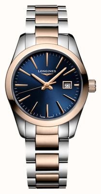 LONGINES Conquest Classic (29.5mm) Blue Dial / Two-Tone Stainless Steel Bracelet L22863927