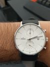 Customer picture of Junghans FORM C Chronoscope Calfskin Black Strap 41/4770.00