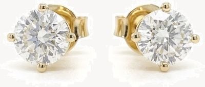 9ct Yellow Gold 1.50ct Lab Grown Diamond Stud Earrings LG2ER9Y