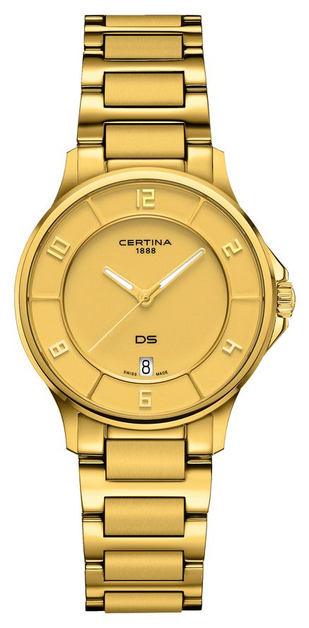 Certina C0392513336700 DS-6 Lady | Quartz | Gold Dial | Gold Watch