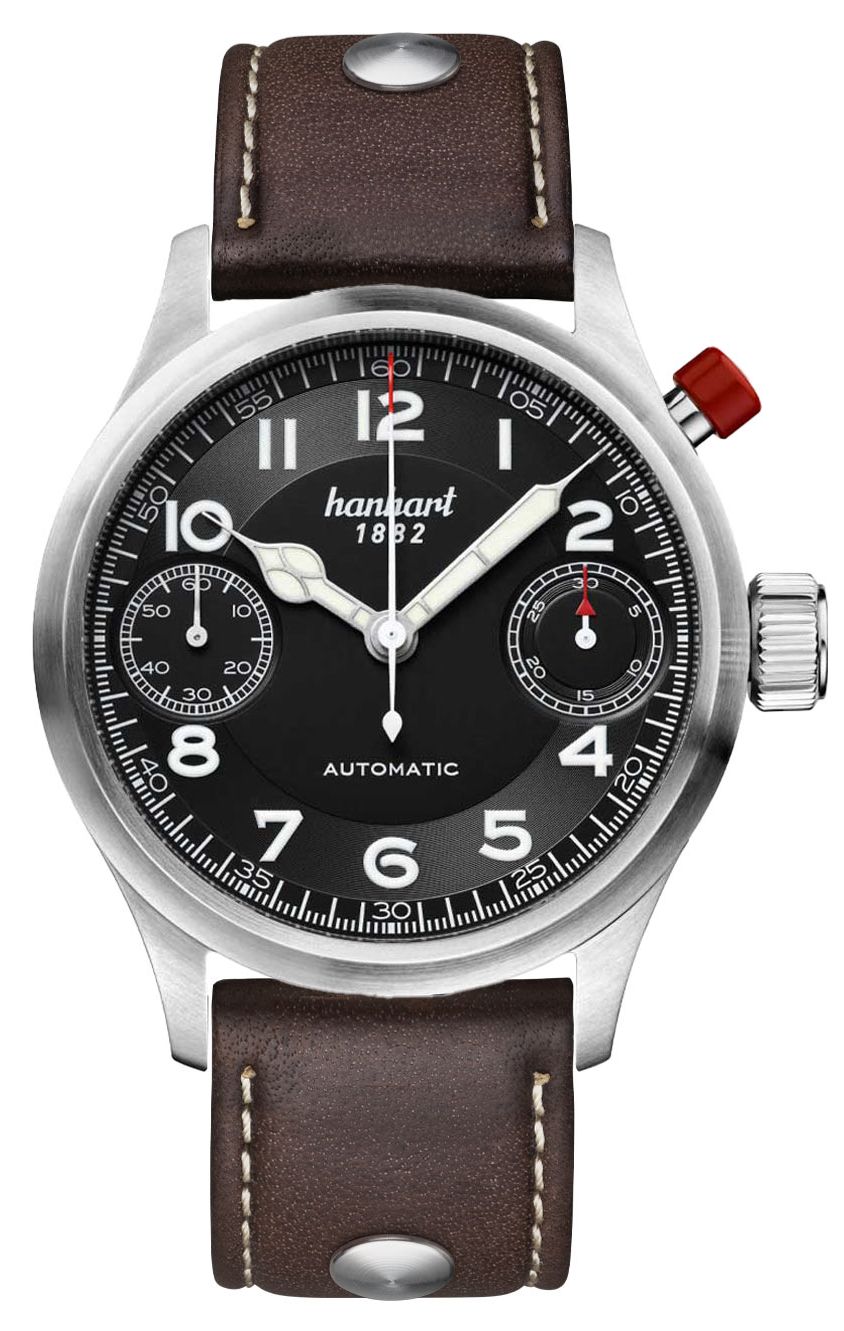 Hanhart 732.210-0110 PIONEER MonoScope Automatic Chronograph Watch