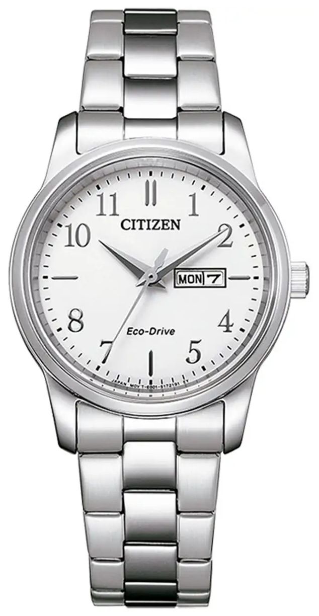 Citizen EW3261-57A Women's Eco-Drive White Dial Stainless Watch