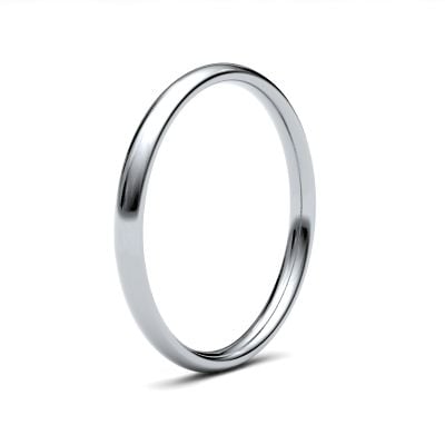 James Moore Wedding Ring  | 2mm | Medium | Size Traditional Court | AG_2LMC-9W AG_2LMC-9W