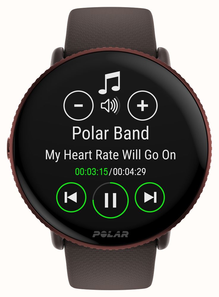 Polar Ignite 3 Fitness & Wellness Watch Brown Copper (S-L) 900106239 ...