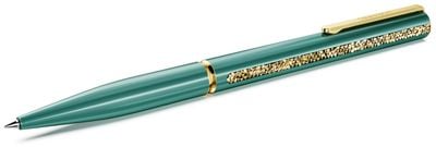Swarovski Shimmer Ballpoint Pen Green Lacquered Gold-Tone Plated 5707708