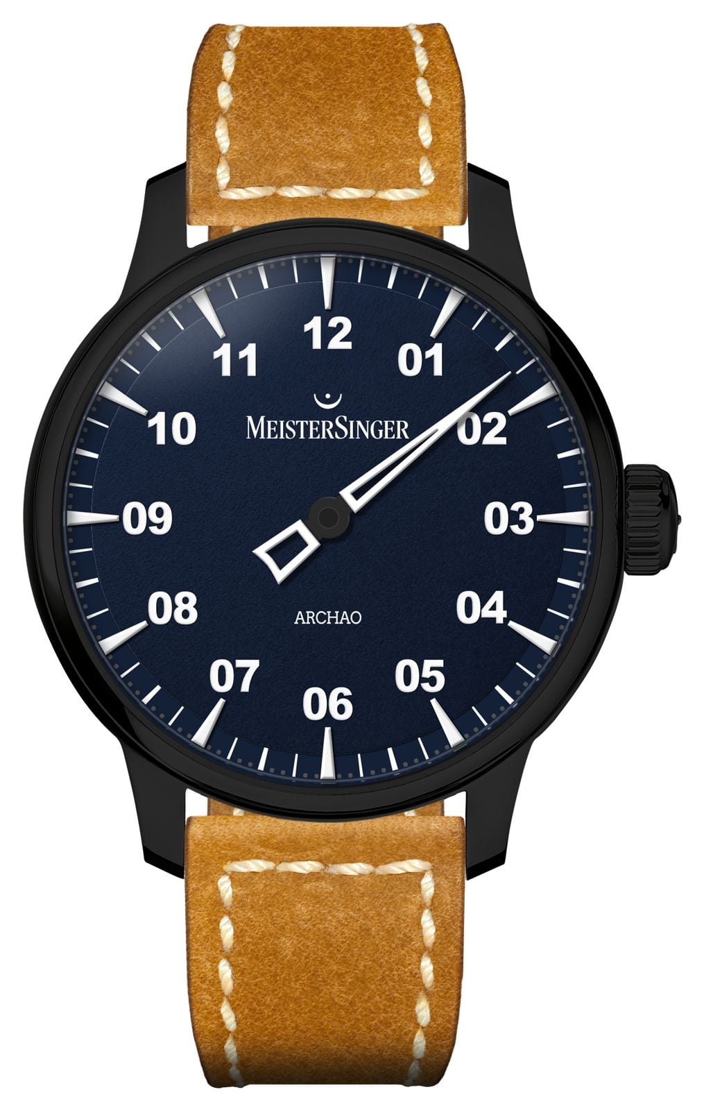 MeisterSinger AR908BL Archao Automatic DLC (43mm) Dark Blue Watch