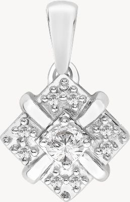 Perfection Crystals Fancy Cluster Pendant (0.25ct) P3254-SK
