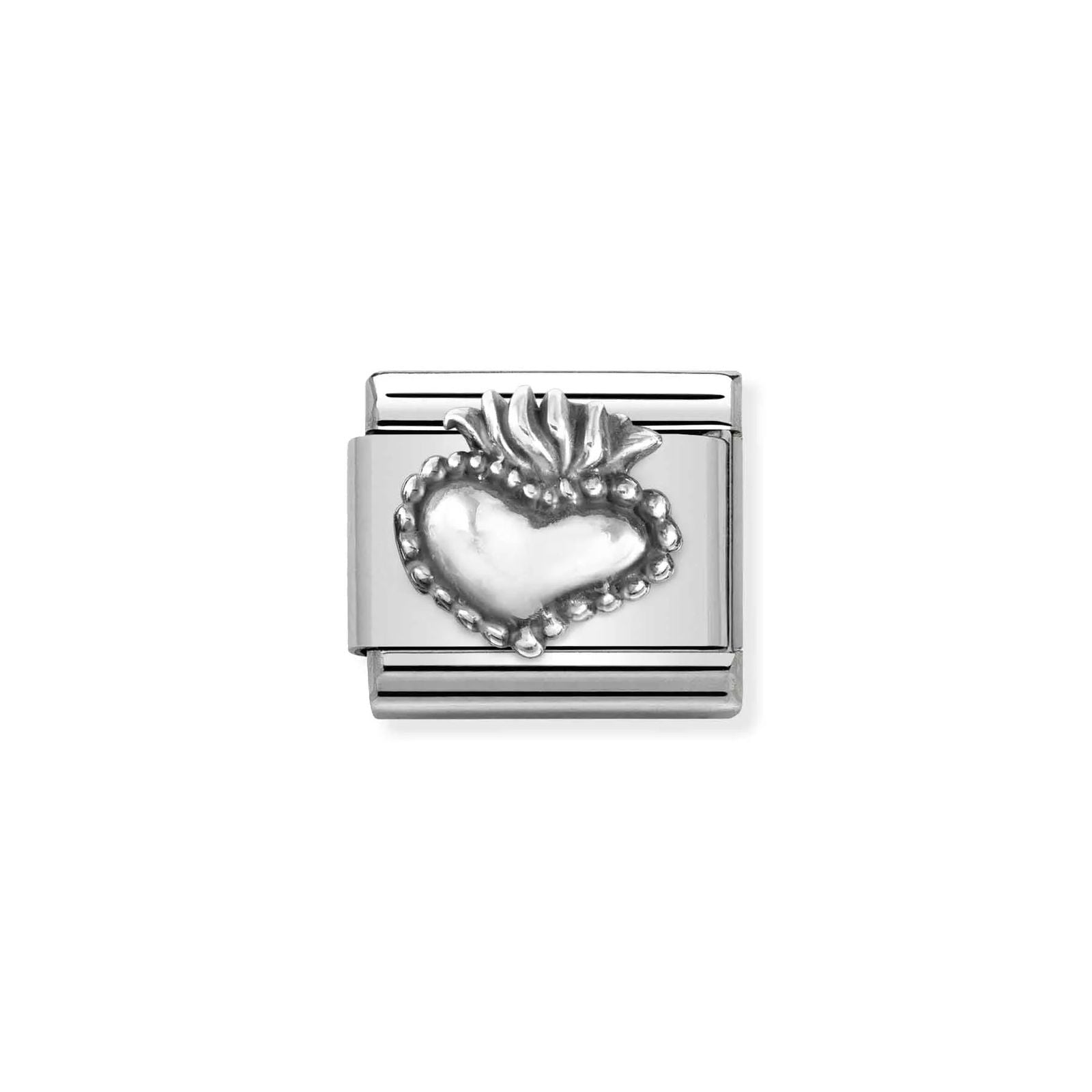 Nomination 330101/51 Classic Sacred Heart Oxidised Sterling Jewellery