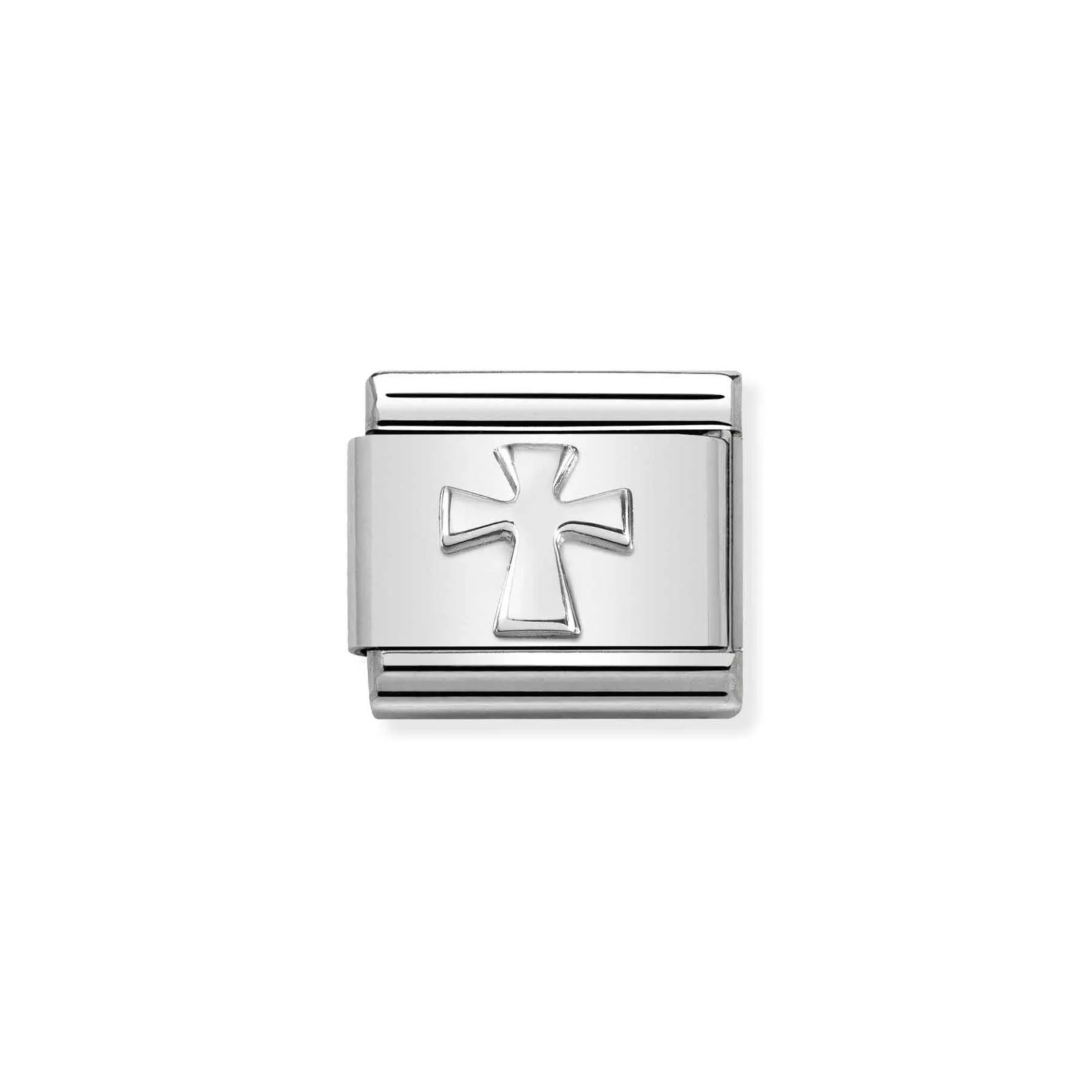 Nomination 330106/02 Classic Cross Sterling Silver Charm Jewellery