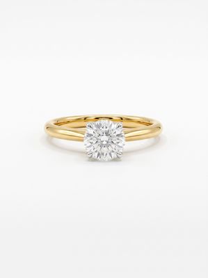 James Moore & Co 0.59ct Round Brilliant Natural Diamond 18ct Yellow Gold Solitaire Ring J68708