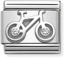 Nomination Classic Bicycle Sterling Silver & Steel Charm 330311/04