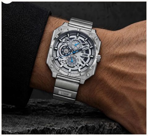STORM STORM VYRONET / Silver Skeleton Dial / Stainless Steel Bracelet 47575/S - alternate view 2