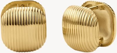 D.LOUISE Statement Squares Earrings Gold Plated SKE-054
