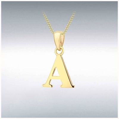 IBB 9ct Yellow Gold Larger A Initial 1.69.3791