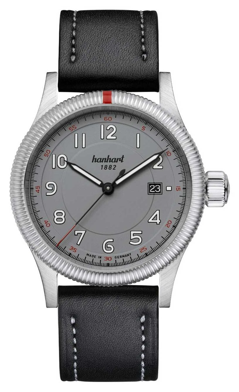 Hanhart 762.240-7010 PIONEER One Automatic (42mm) Grey Dial Watch