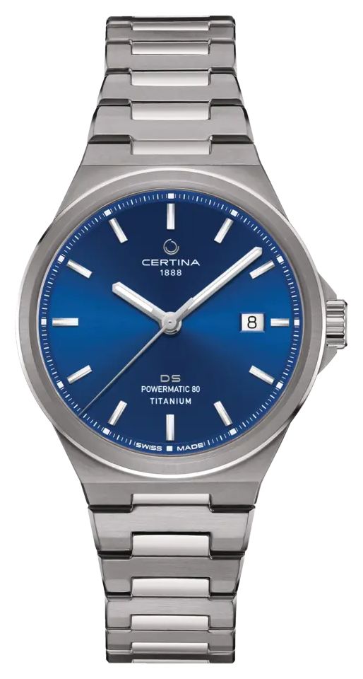 Certina C0434074404100 DS-7 Powermatic 80 (39mm) Blue Dial Watch