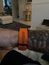 Customer picture of Garmin QuickFit 26 Watch Strap Only, Ember Orange Silicone 010-12864-01