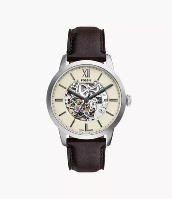 Fossil Townsman 44 mm Automatic Brown Leather ME3299