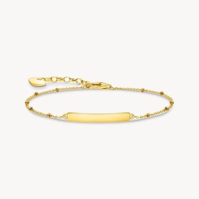 Thomas Sabo Classic 18ct Gold-Plated Dots Bracelet A1975-413-39-L19V