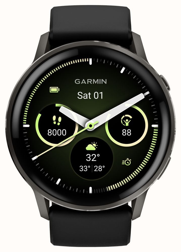 Garmin Venu AMOLED Health And Fitness Smartwatch (45mm) Slate