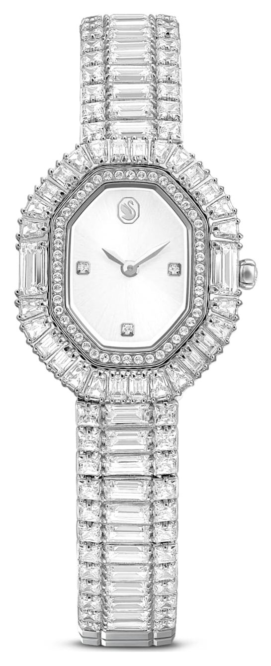 Swarovski 5724516 Matrix Octagon (25mm) Silver Sunray Dial Watch