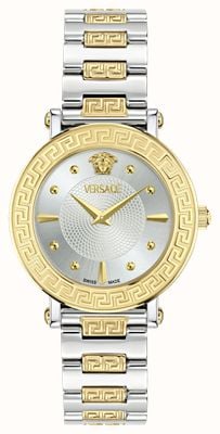 Versace Women's GRECA SPHERE (35mm) Silver Dial / Two-Tone Stainless Steel Bracelet VE9C00524