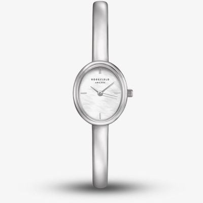 Rosefield Studio 19.5mm Silver Coloured Bangle Watch STWSSS-ST07