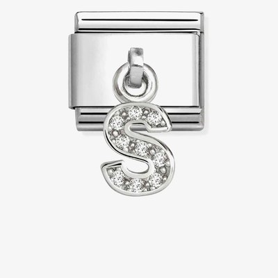 Nomination Classic Letter S Cubic Zirconia Charm 331818/19