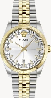 Versace MILLENYIUM Quartz (40mm) Silver Dial / Two-Tone Stainless Steel Bracelet VE5M00326