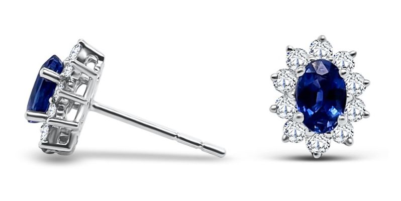 Clarity Jewellery CE300132S 18ct White Gold Sapphire And