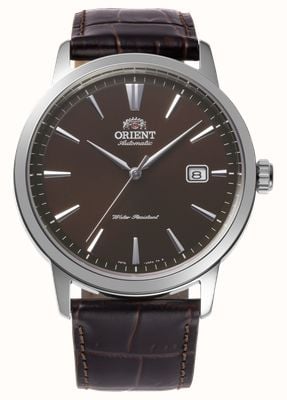 Orient European Exclusive Automatic (41.6mm) Brown Dial / Dark Brown Leather Strap RA-AC0F17Y30B
